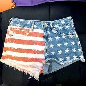 Patriotic Jean shorts